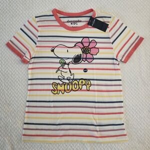 Abercrombie Kids Snoopy Striped Tee